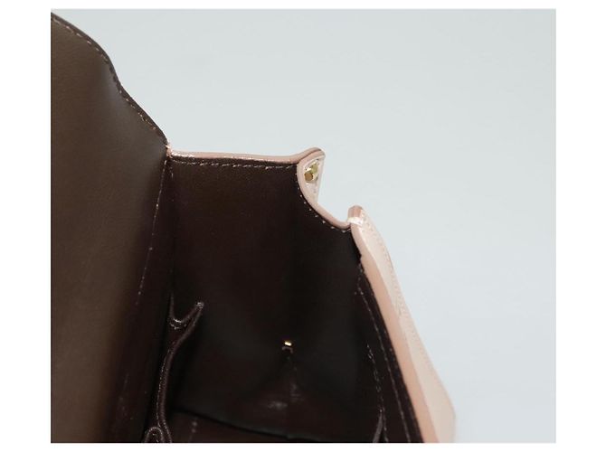 Borsa a mano in pelle Salvatore Ferragamo Gancini Sofia 2 in 1 Beige Oro Auth 131462 D'oro - vista 22