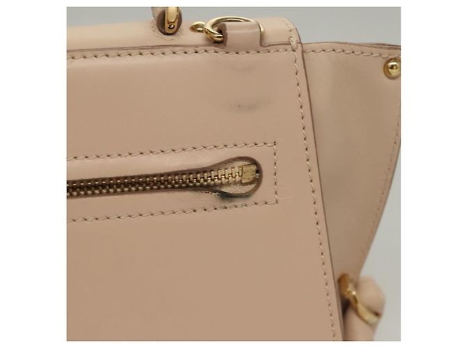 Borsa a mano in pelle Salvatore Ferragamo Gancini Sofia 2 in 1 Beige Oro Auth 131462 D'oro - vista 3