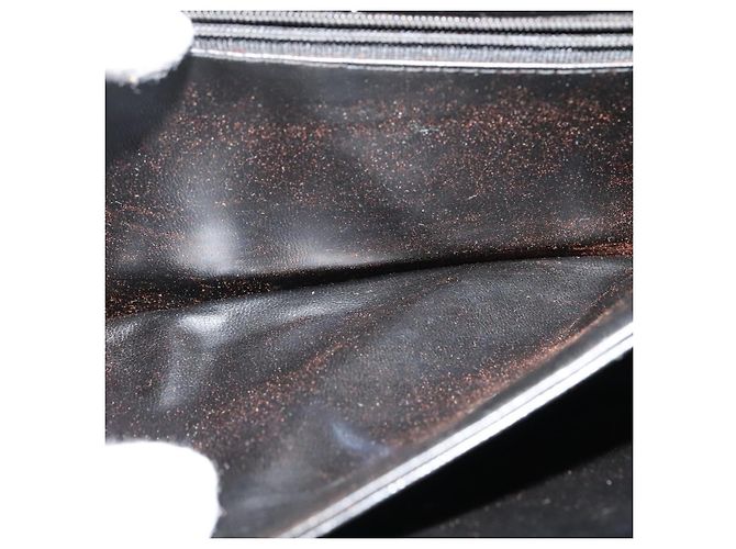 Céline Borsa a Spalla CELINE in Pelle Nera Oro Auth 131641 Nero D'oro - vista 12