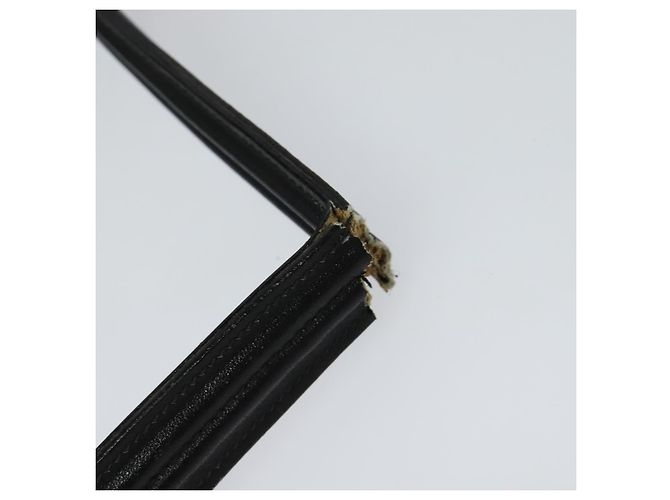 Céline Borsa a Spalla CELINE in Pelle Nera Oro Auth 131641 Nero D'oro - vista 8