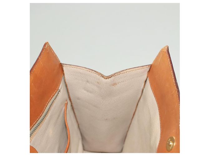 Céline Bolsa de ombro em lona Macadam CELINE em couro PVC marrom dourado Auth 131477 - vista 21