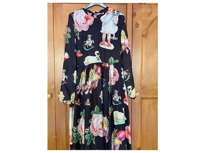 Vestido de seda Paul & Joe Multicor - vista 10