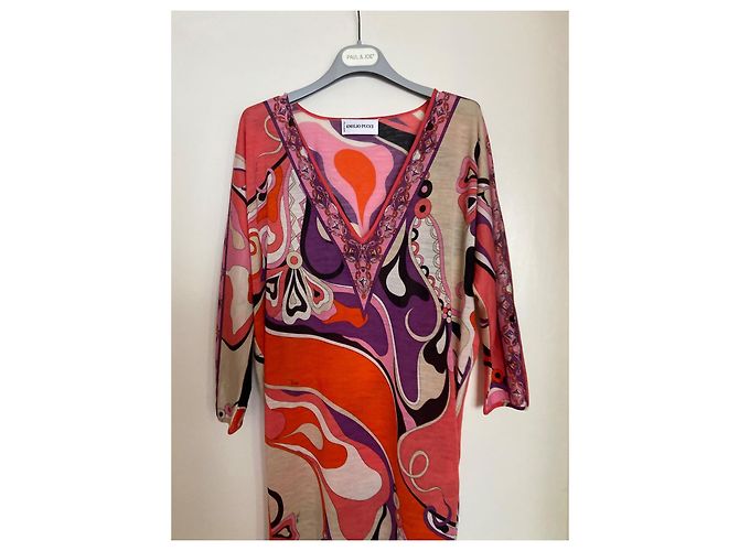 Abito Emilio Pucci in lana multicolore - vista 5
