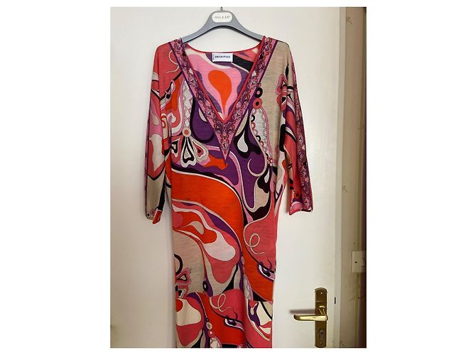 Abito Emilio Pucci in lana multicolore - vista 6