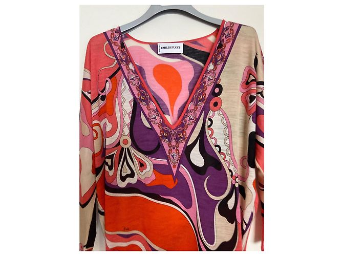 Abito Emilio Pucci in lana multicolore - vista 7