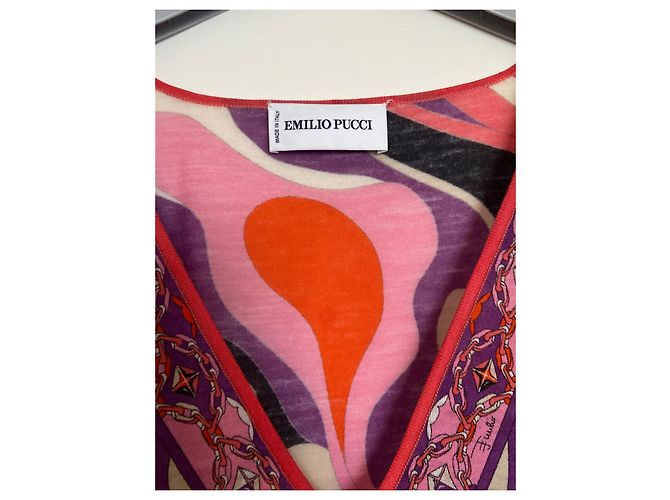 Abito Emilio Pucci in lana multicolore - vista 8