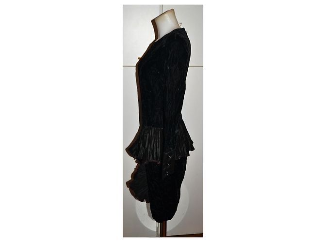 Mila Shön vestido Negro - vista 3