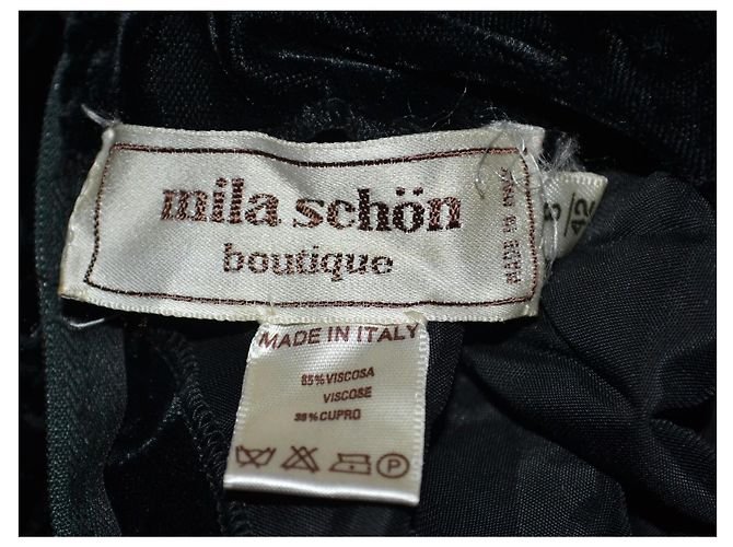Mila Shön vestido Negro - vista 6