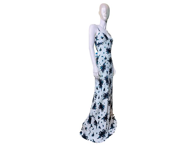 Autre Marque Vestido Maxi de Seda Rebecca De Ravenel Multicolor - vista 3