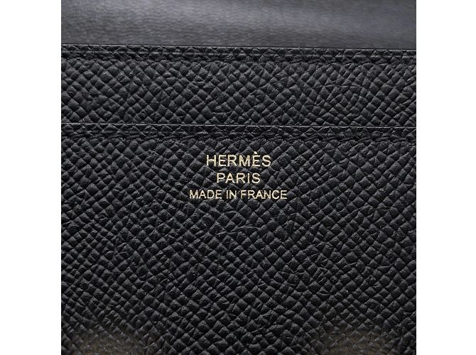 Hermès Constance To-Go Lang Wallet Schwarz - Ansicht 12