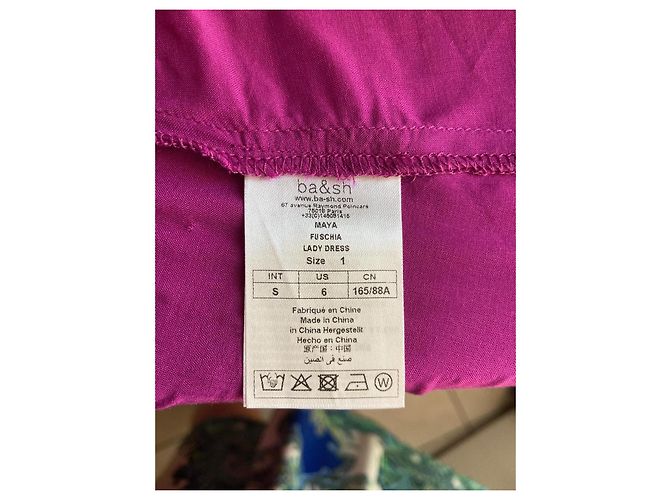 Vestido Ba&Sh Maya de viscosa morado Púrpura - vista 10