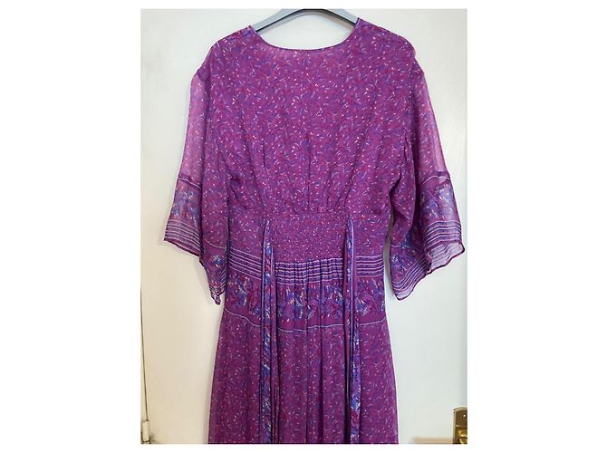 Vestido Ba&Sh Maya de viscosa morado Púrpura - vista 5