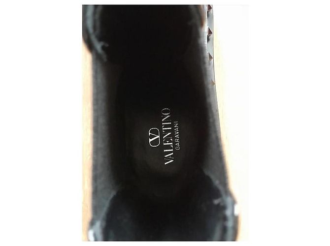 Stivaletti Rockstud Valentino Garavani in pelle nera Nero - vista 5