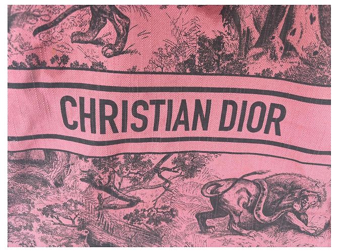 Borsa Tote Christian Dior Riviera Viola in Cotone Porpora - vista 6