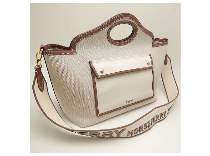 Borsa tote piccola e morbida di Burberry - vista 2