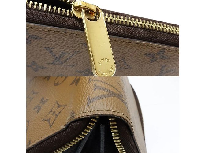 Louis Vuitton Monogram Reverse Langbörse Braun - Ansicht 6