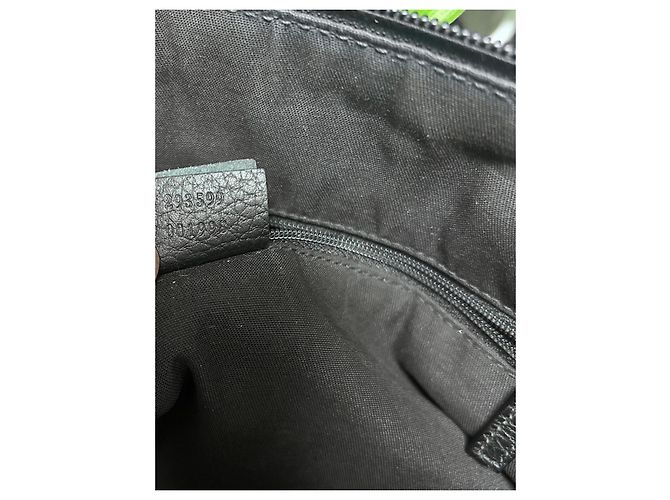 Borsa a spalla Gucci in nylon nero - vista 10