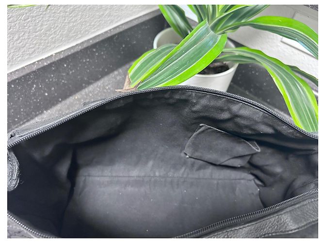 Borsa a spalla Gucci in nylon nero - vista 7