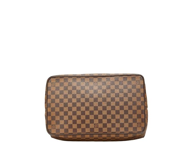 Borsa Boston Damier Greenwich PM Louis Vuitton Marrone - vista 3