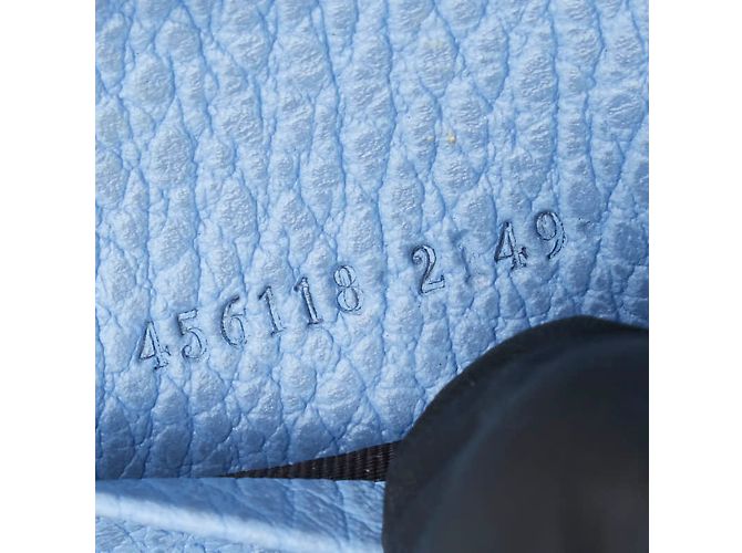 Schlüsselcase Double G GG Marmont von Gucci Hellblau - Ansicht 10
