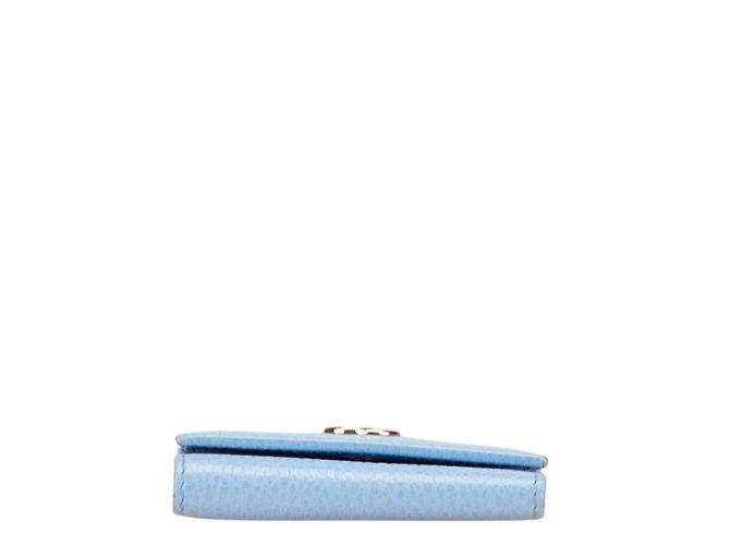 Schlüsselcase Double G GG Marmont von Gucci Hellblau - Ansicht 3