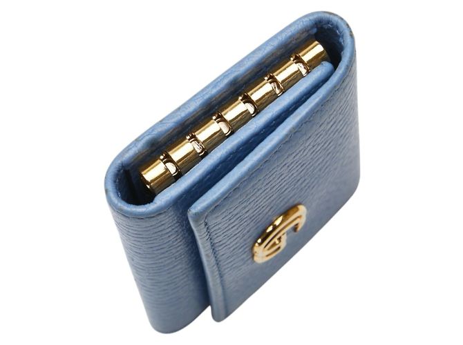 Schlüsselcase Double G GG Marmont von Gucci Hellblau - Ansicht 5