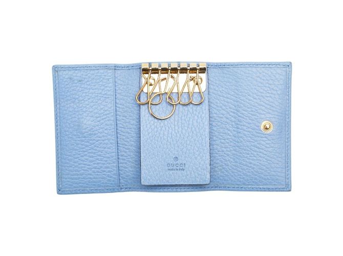 Schlüsselcase Double G GG Marmont von Gucci Hellblau - Ansicht 6