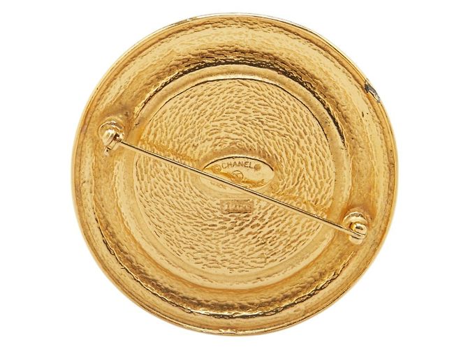 Goldplattierte Brosche Chanel 31 Rue Cambon Golden - Ansicht 2