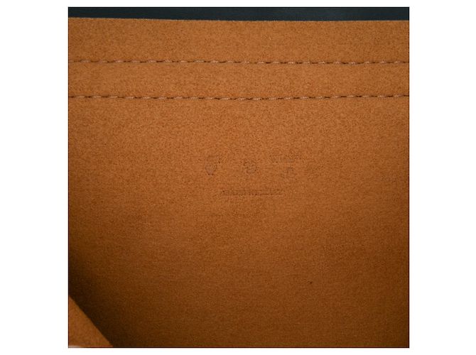 Off White Off-White Schwarze Leder Clutch - Ansicht 5