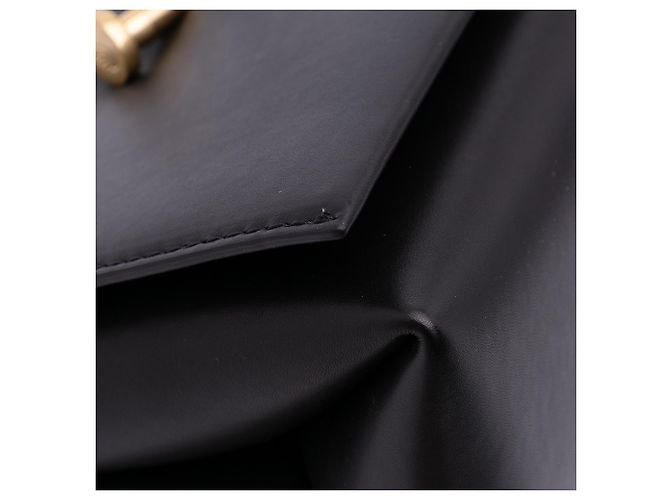Off White Off-White Schwarze Leder Clutch - Ansicht 7