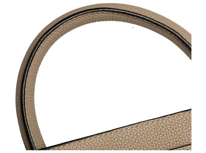 Céline Celine Mini Luggage Tote in pelle di vitello Beige - vista 10