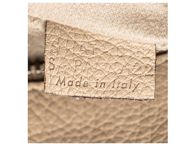 Céline Celine Mini Luggage Tote in pelle di vitello Beige - vista 7