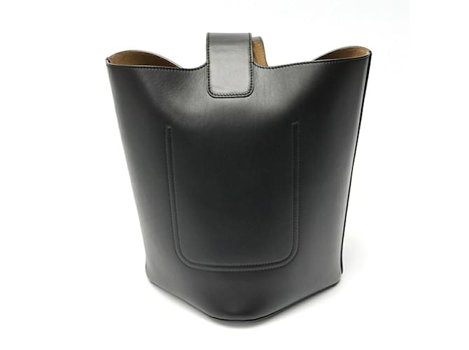 Borsa a secchiello Pebble Media Loewe Nero - vista 3