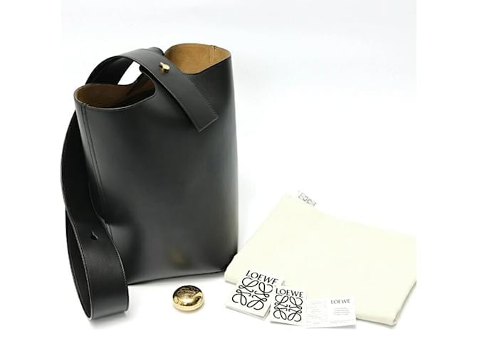 Borsa a secchiello Pebble Media Loewe Nero - vista 7