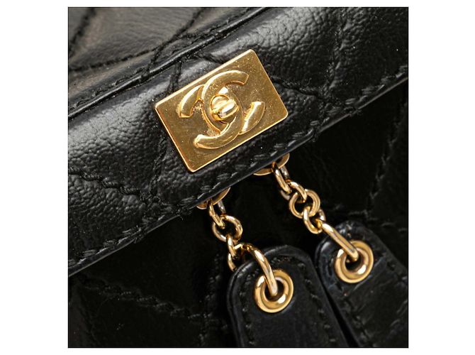 Borsa Vanity Matelassé Coco Mark con Catena CHANEL Nero - vista 6