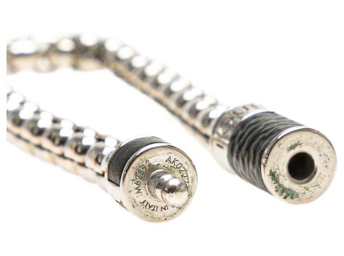 Bracciale a Catena Monogram Eclipse Louis Vuitton Nero Argento - vista 5