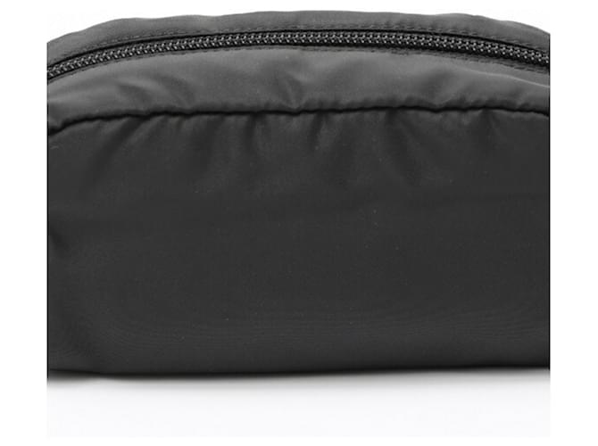 Pochette in nylon Prada con tracolla Nero - vista 2