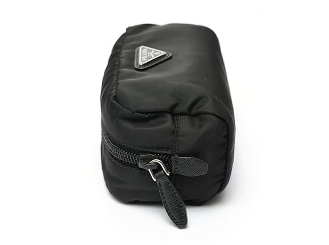 Pochette in nylon Prada con tracolla Nero - vista 4