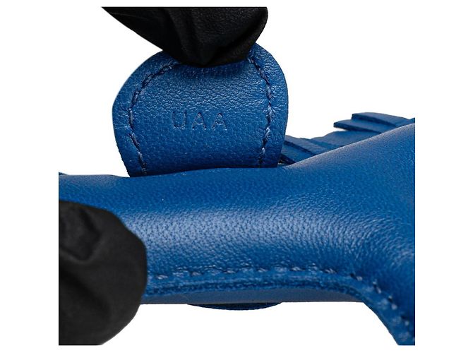 Hermès Rodeo PM Taschenanhänger Blau - Ansicht 4