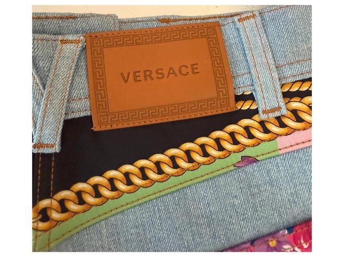 Conjunto de Sutiã e Shorts Versace em Algodão Multicor - vista 6