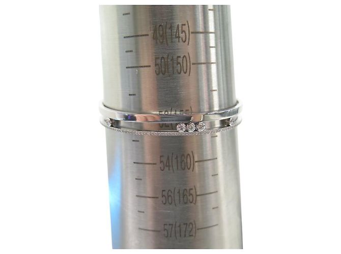 NUOVO BRACCIALE MESSIKA BANGLE MOVE ROMANE 6514 ORO BIANCO DIAMANTE JONC 15 CM Argento - vista 11