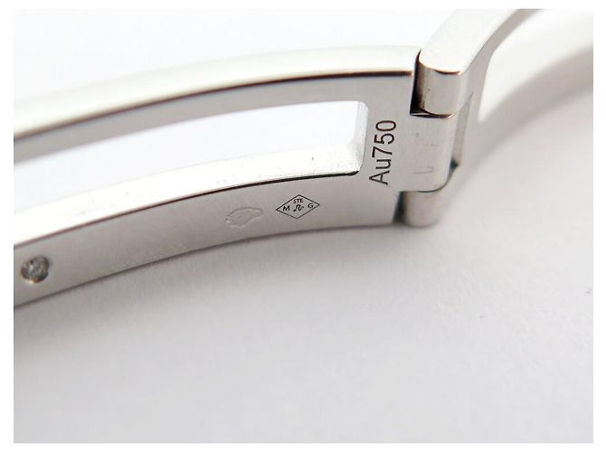 NUOVO BRACCIALE MESSIKA BANGLE MOVE ROMANE 6514 ORO BIANCO DIAMANTE JONC 15 CM Argento - vista 8