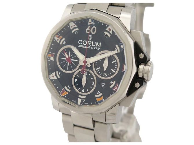 CORUM ADMIRALS CUP CHALLENGER 01.0007 CHRONO 44 MM AUTO STAHLUHR - view 2