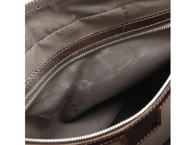 Borsa Fendi Zucca Marrone in Nylon - vista 8