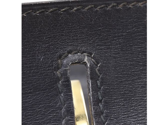 Custodia da viaggio Hermès Hermès Vanity Handbag Nero Beige - vista 14
