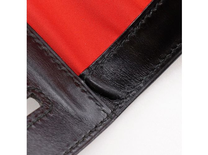 Custodia da viaggio Hermès Hermès Vanity Handbag Nero Beige - vista 8