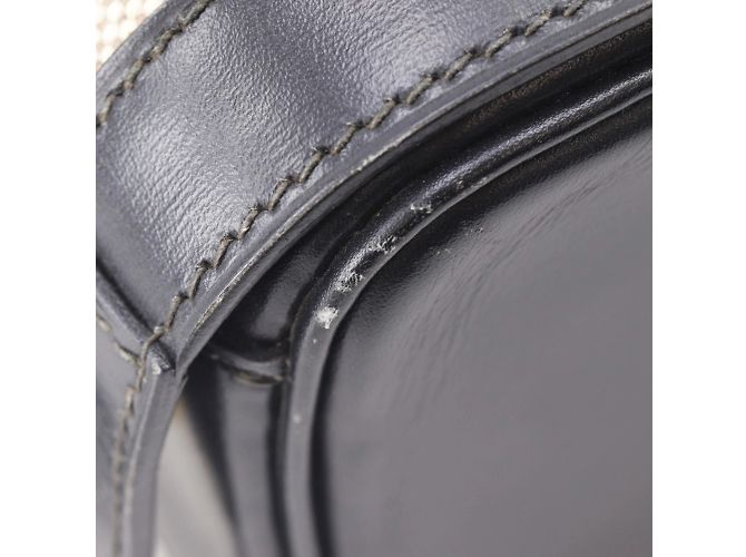 Custodia da viaggio Hermès Hermès Vanity Handbag Nero Beige - vista 9