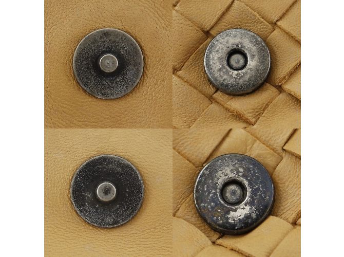 Borsa a Spalla Intrecciato Bottega Veneta Beige - vista 14
