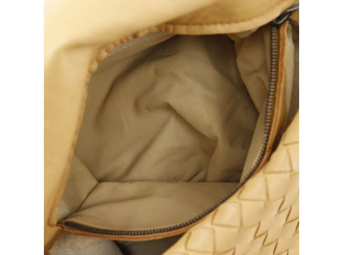 Borsa a Spalla Intrecciato Bottega Veneta Beige - vista 6