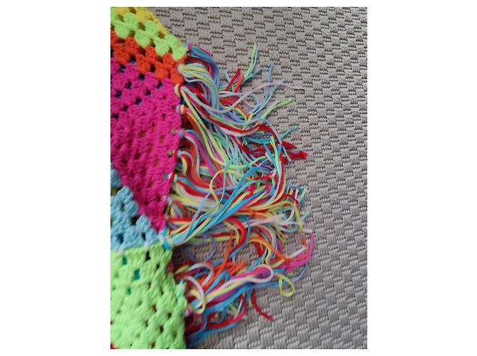 Autre Marque Neues Midi-Häkelkleid Bohemian Patchwork S - Ansicht 4